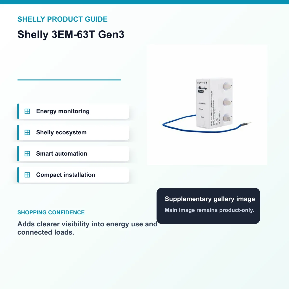 Shelly 3EM-63T Gen3 — view 8