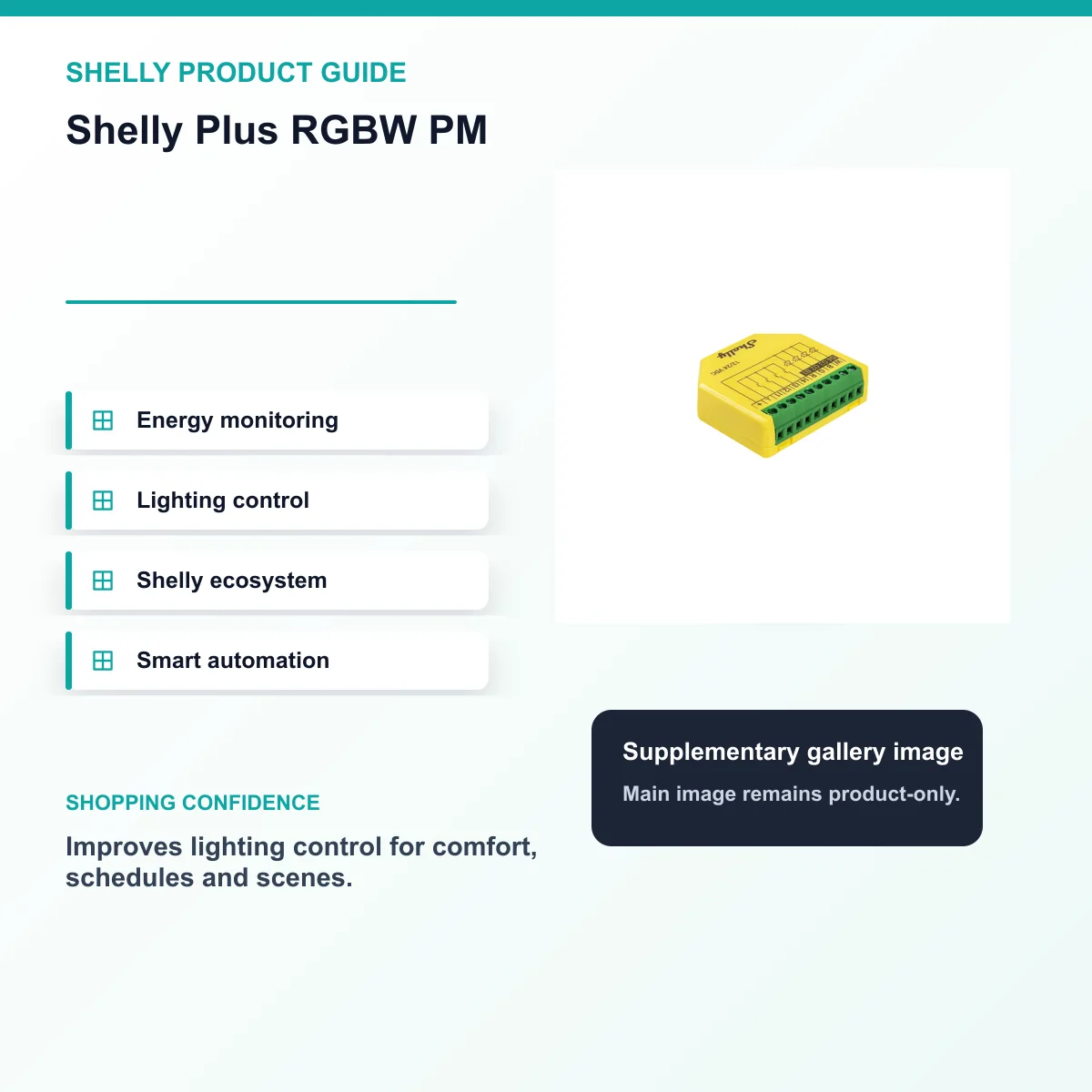 Shelly Plus RGBW PM — view 3