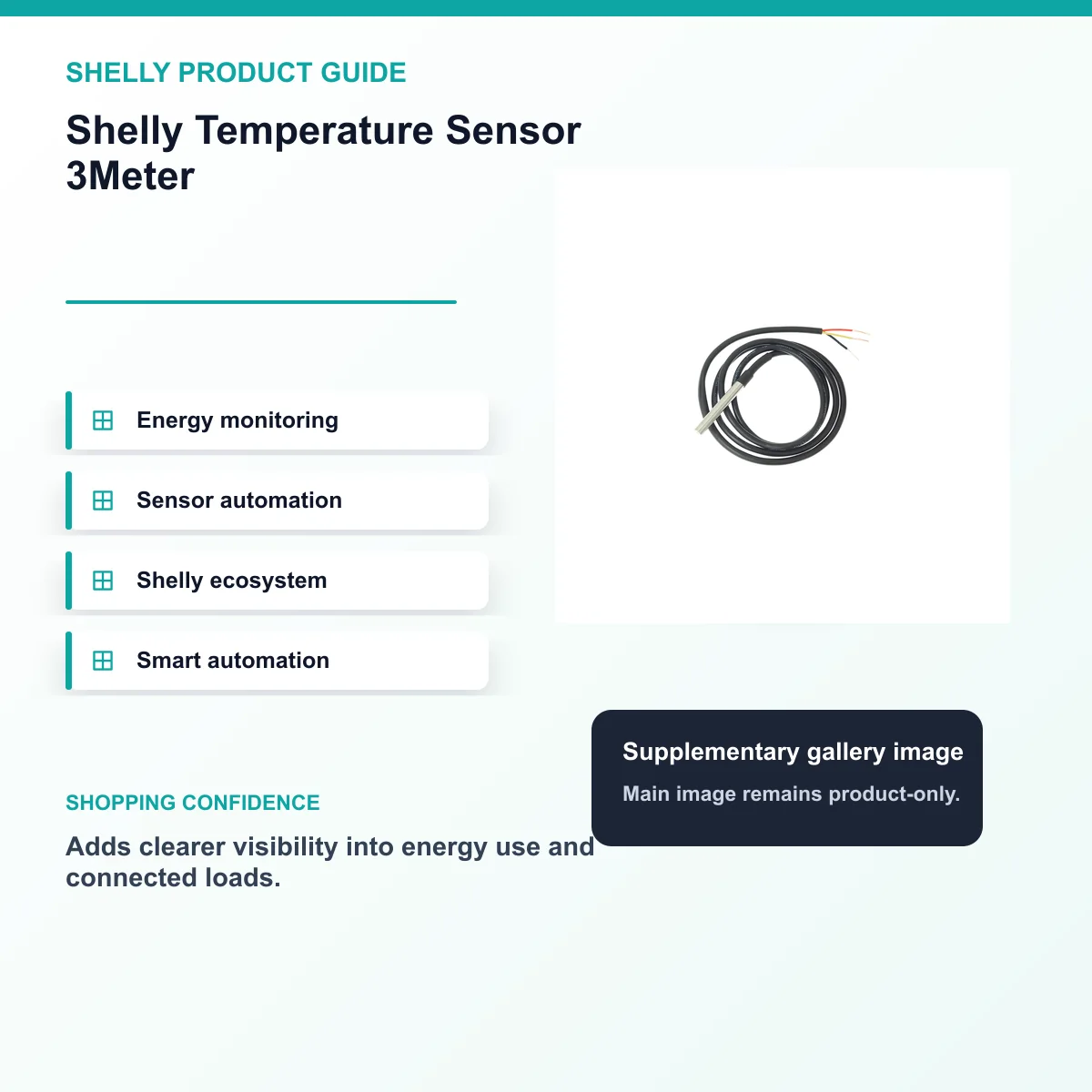 Shelly Temperature Sensor 3Meter — view 8