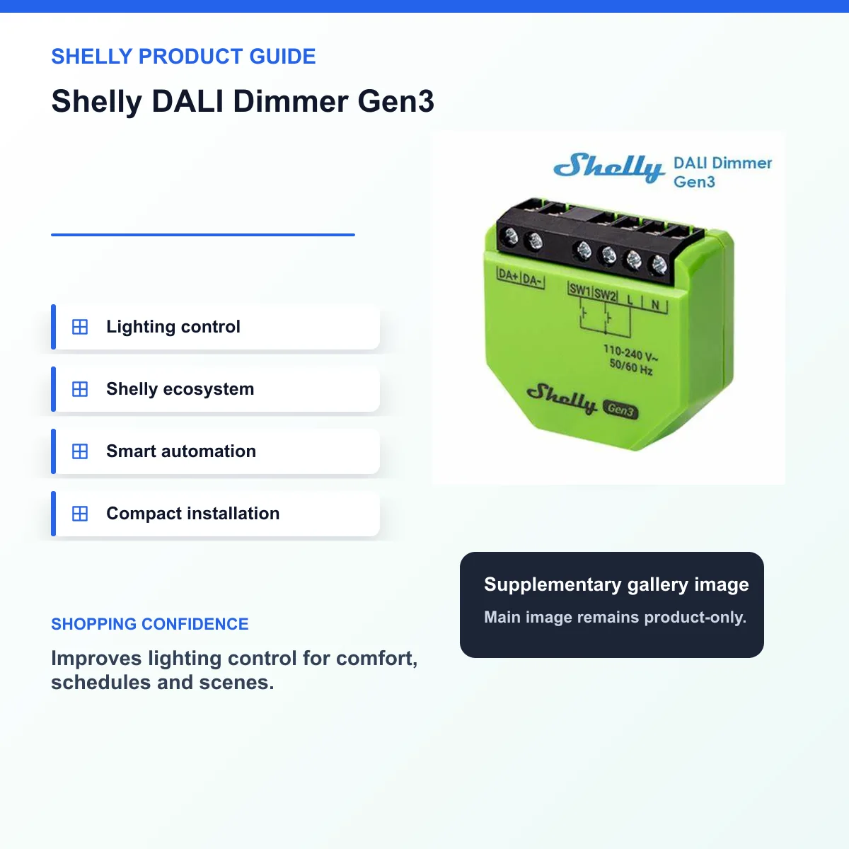 Shelly DALI Dimmer Gen3 — view 8