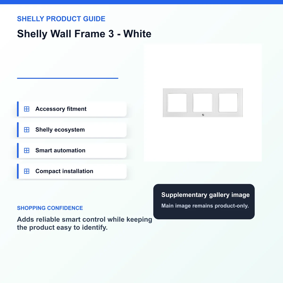 Shelly Wall Frame 3 - White — view 8