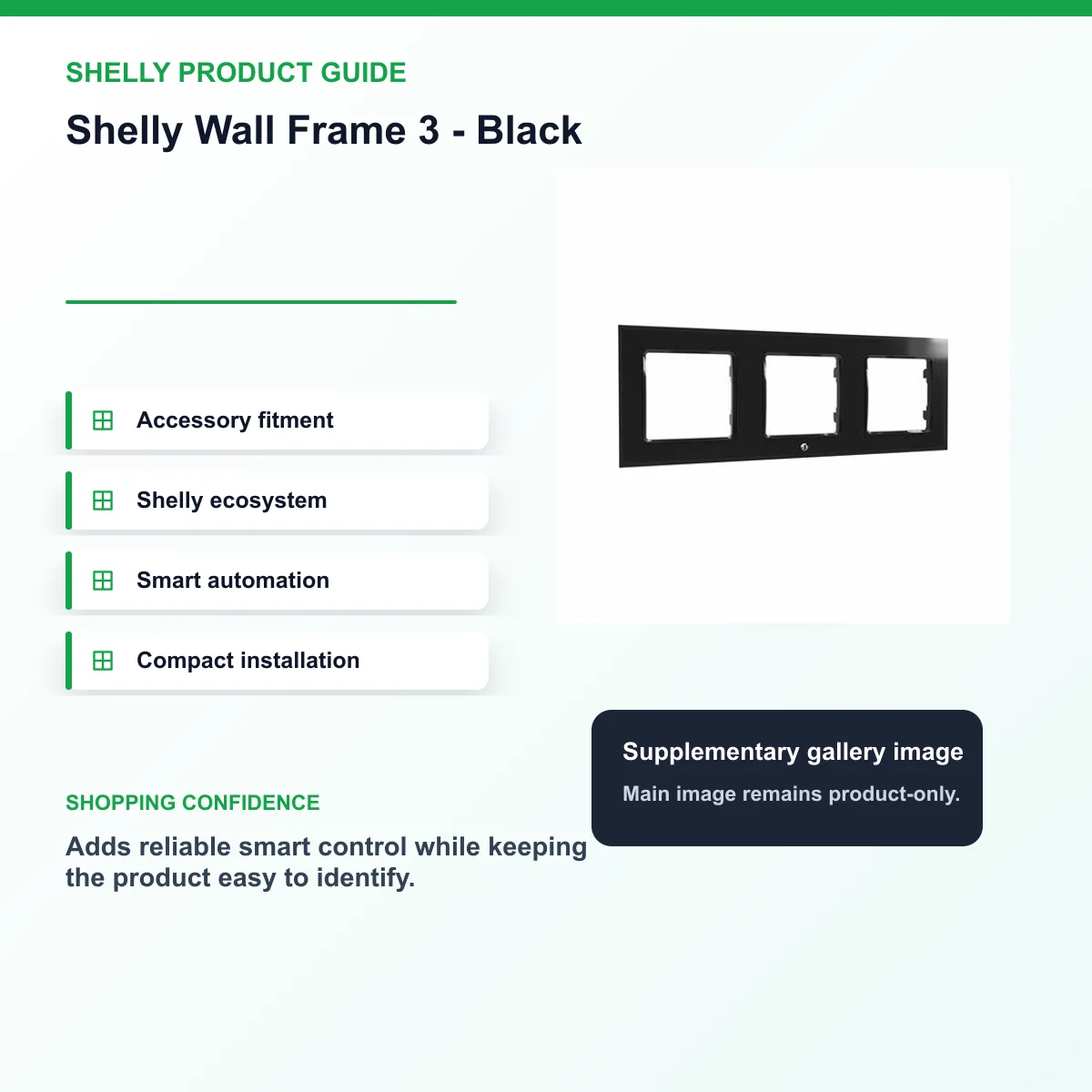 Shelly Wall Frame 3 - Black — view 8