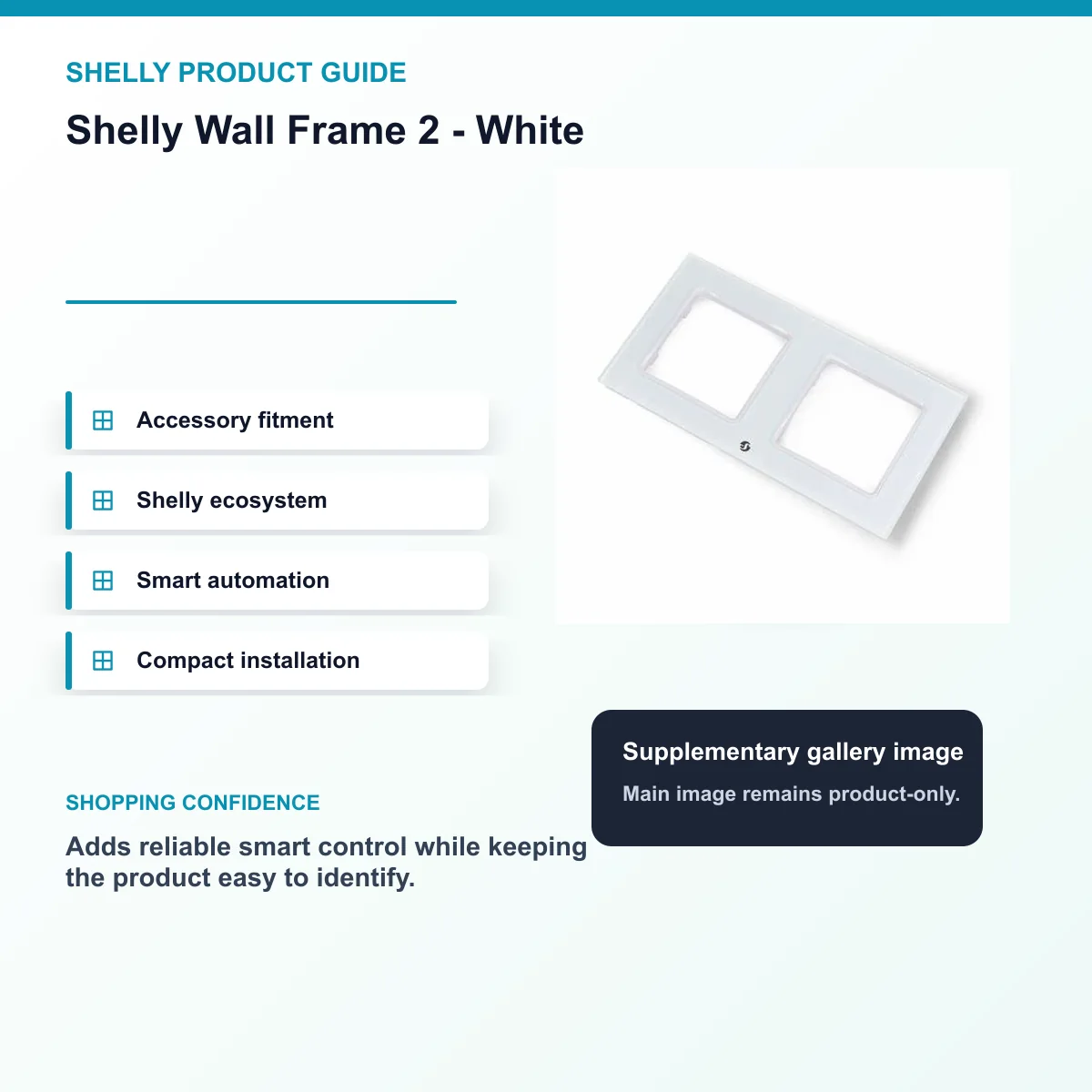 Shelly Wall Frame 2 - White — view 8