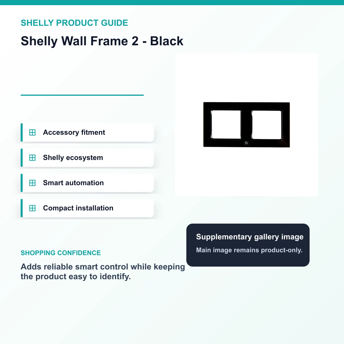 Shelly Wall Frame 2 - Black — view 8