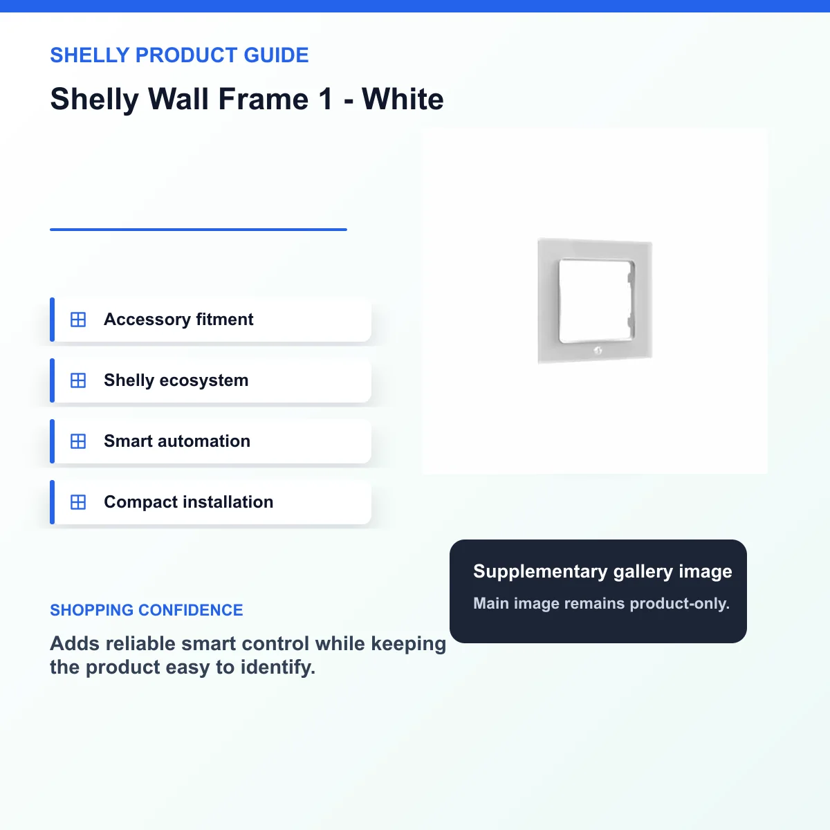Shelly Wall Frame 1 - White — view 8