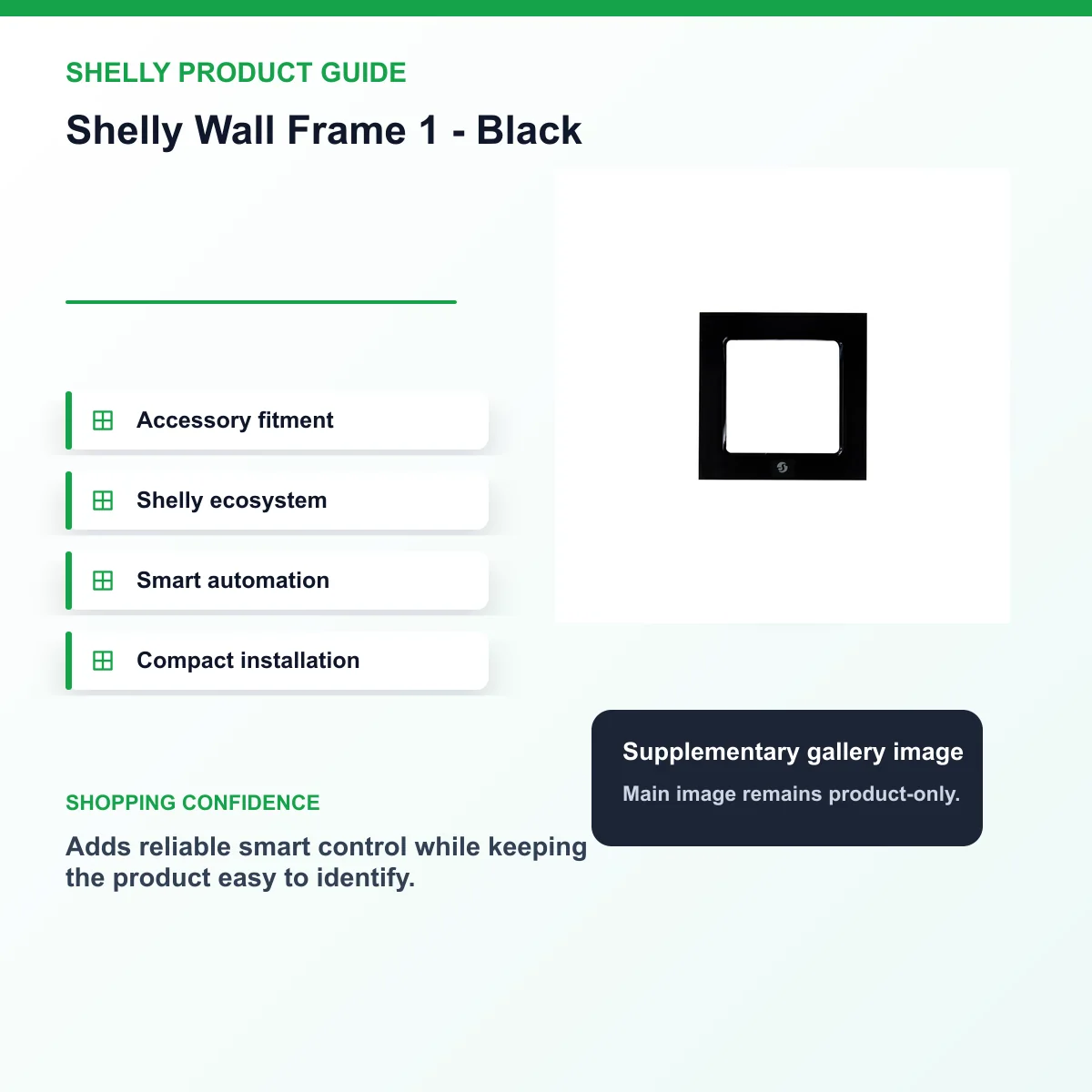 Shelly Wall Frame 1 - Black — view 8