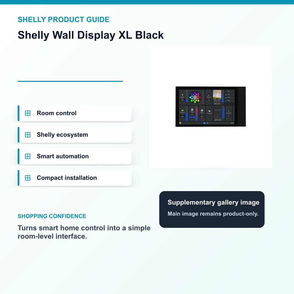 Shelly Wall Display XL Black — view 8