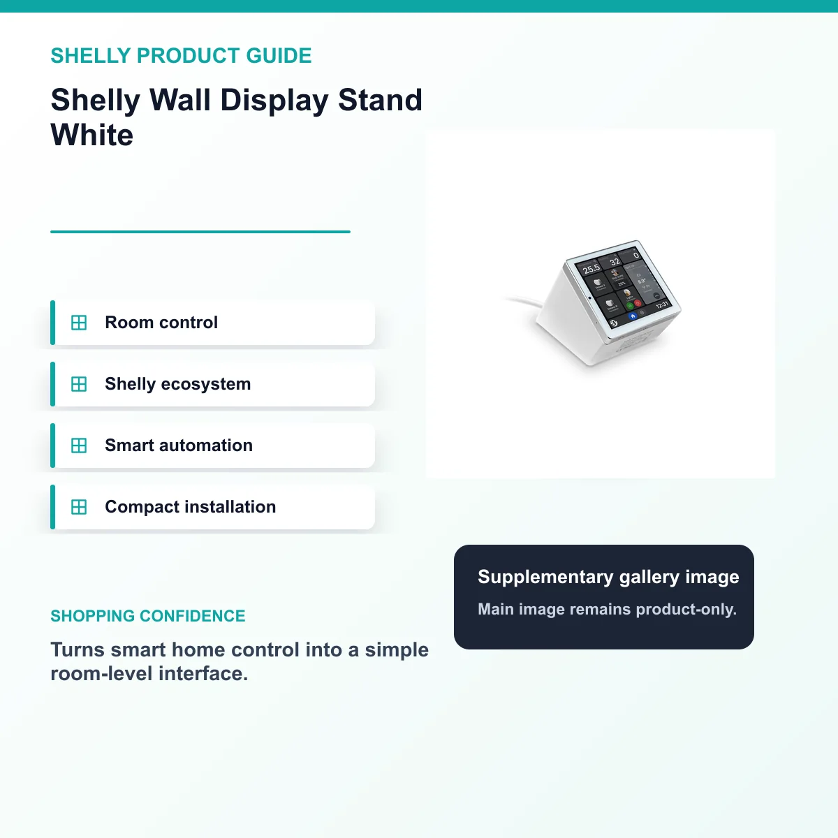 Shelly Wall Display Stand White — view 8