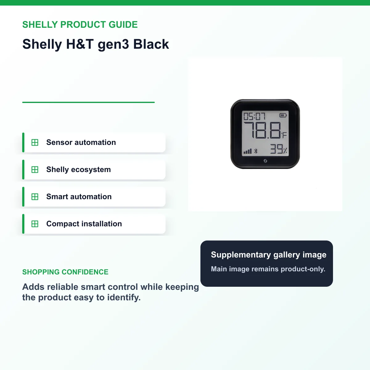 Shelly H&T gen3 Black — view 8