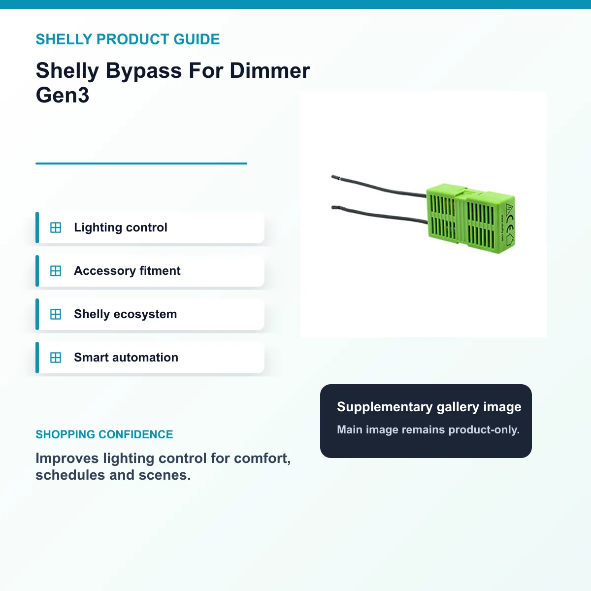 Shelly Bypass For Dimmer Gen3 — view 2