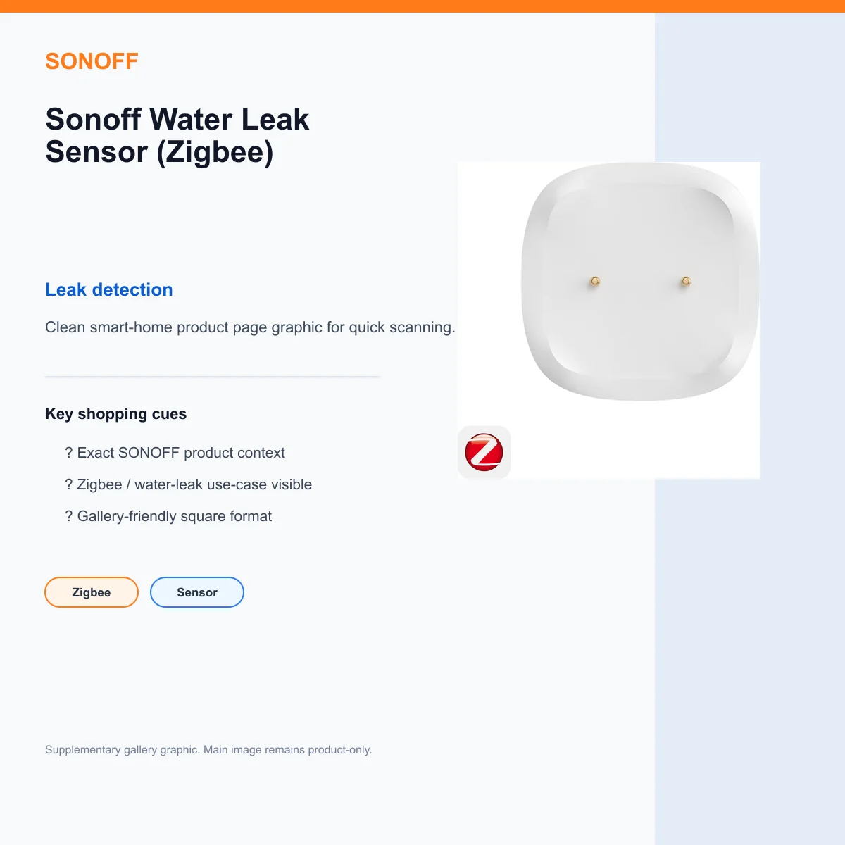 Sonoff Water Leak Sensor (Zigbee) — view 8