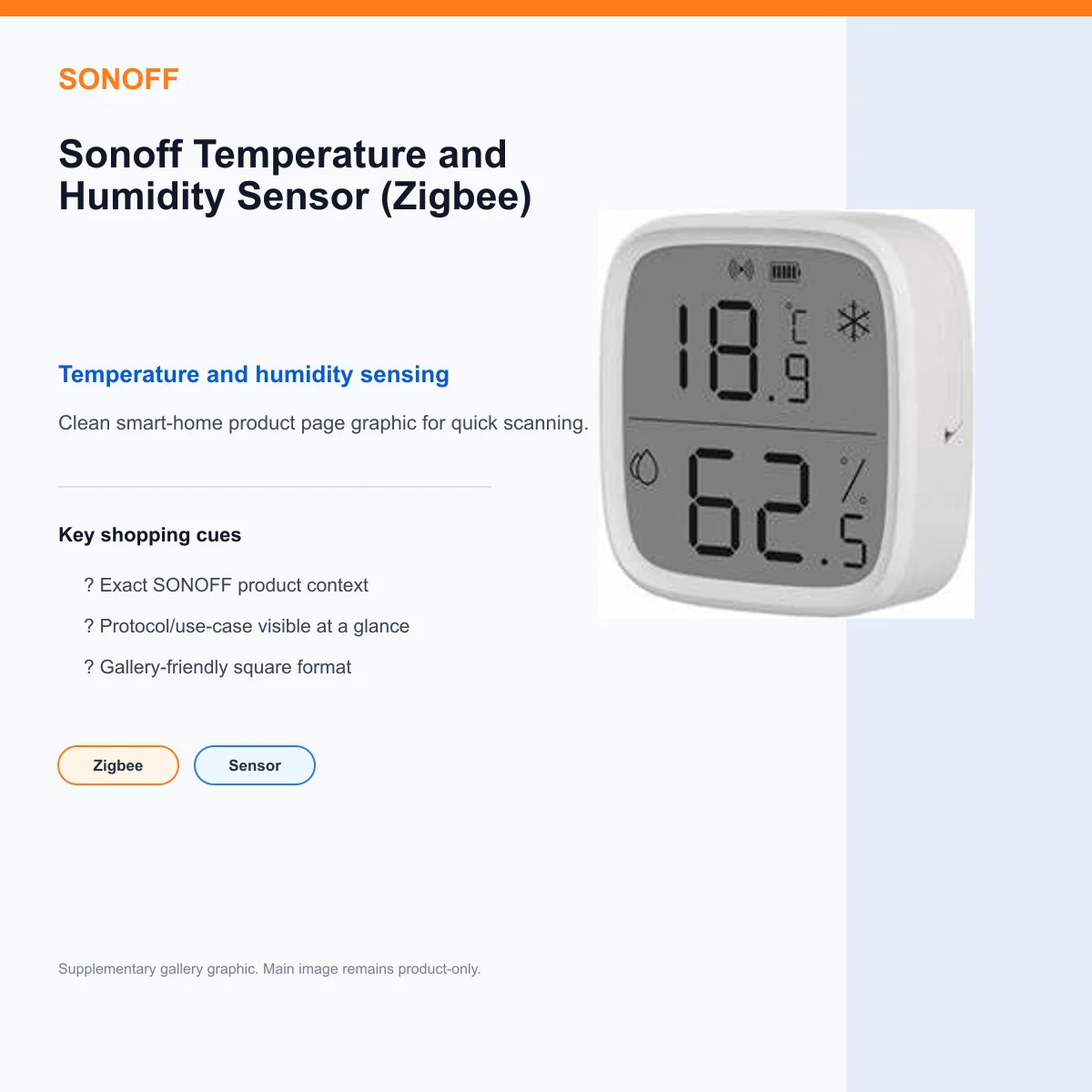 Sonoff Temperature and Humidity Sensor (Zigbee) — view 8