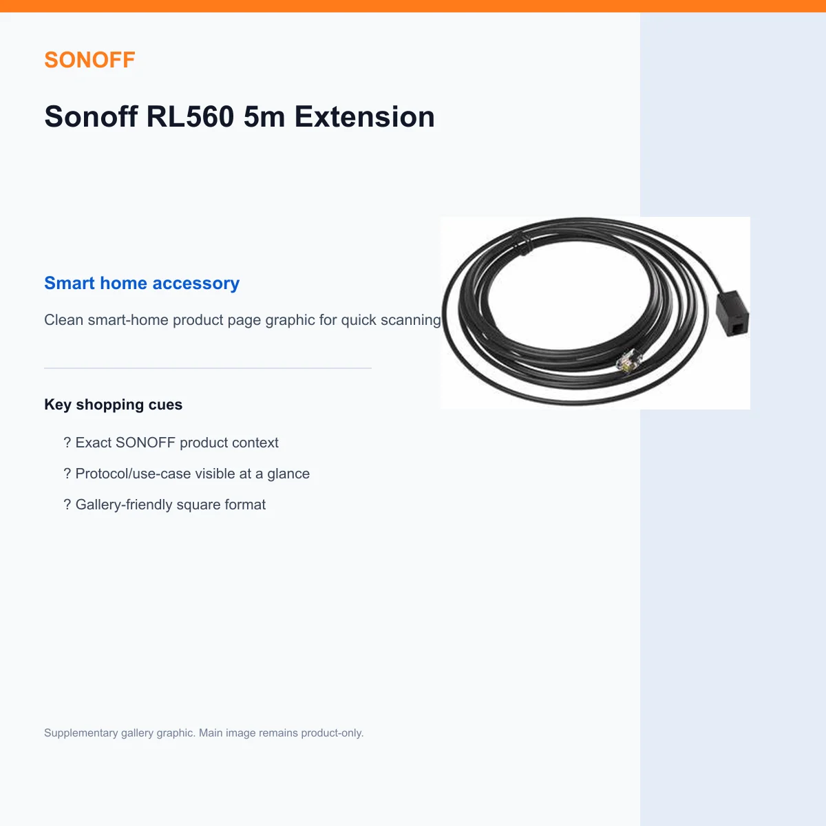 Sonoff RL560 5m Extension — view 8