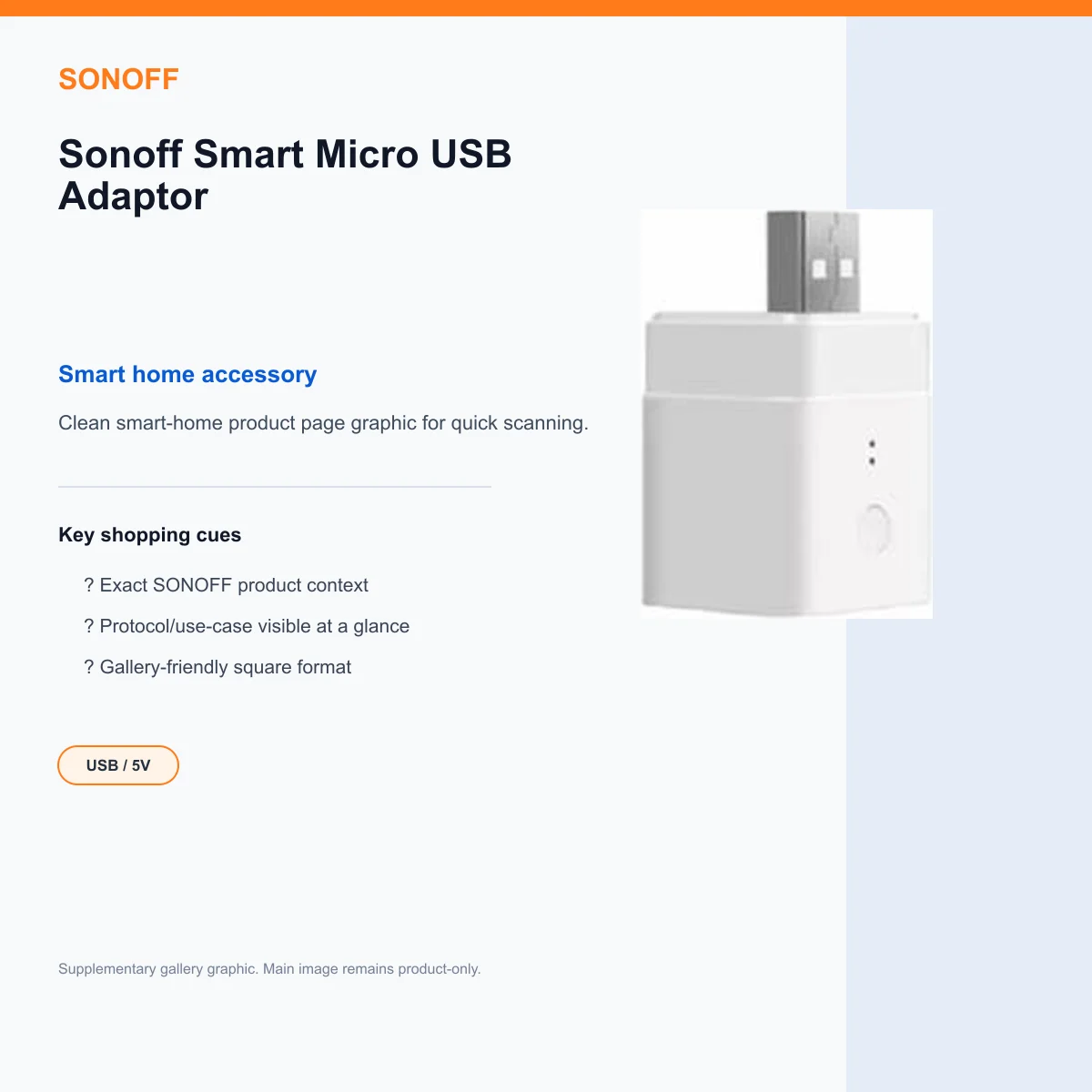 Sonoff Smart Micro USB Adaptor — view 8