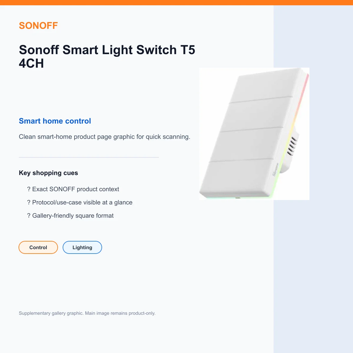 Sonoff Smart Light Switch T5 4CH — view 8