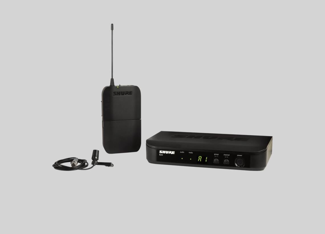 Shure BLX14E/CVL-H8E - BLX WIRELESS LAPEL SYS W/CVL