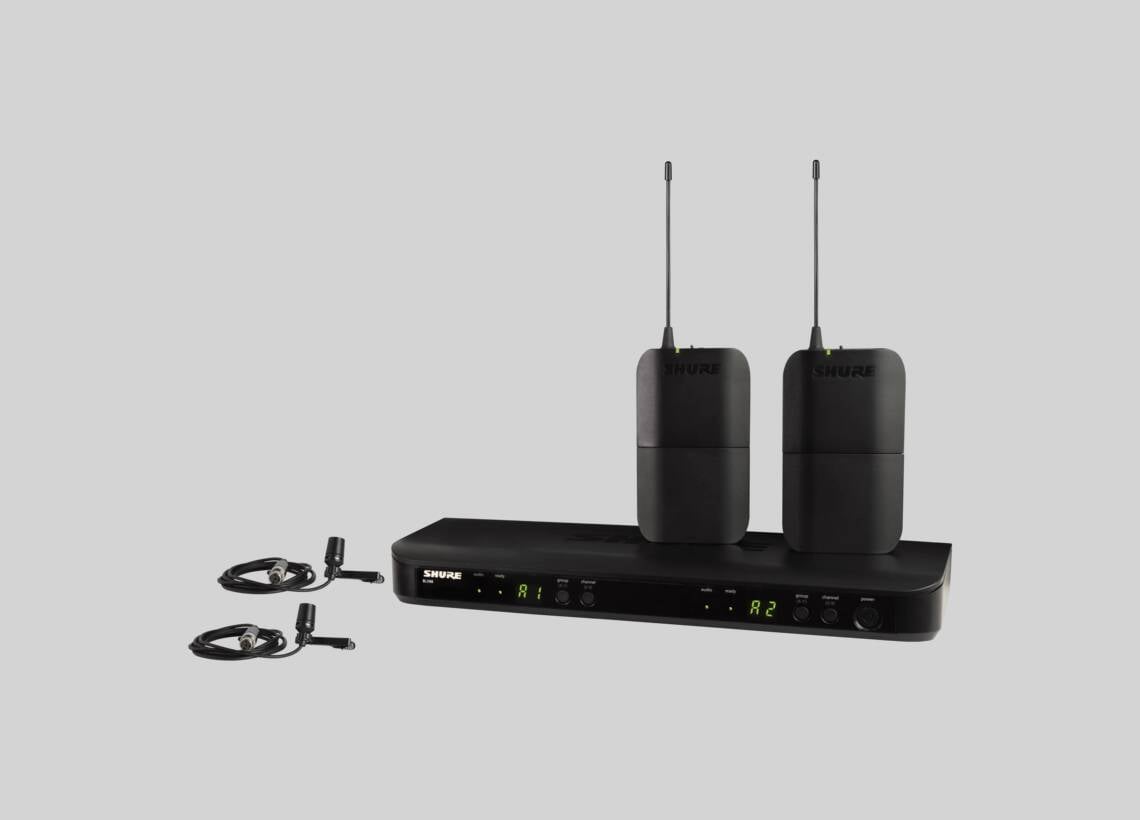 Shure BLX188E/CVL-M17 - BLX188 DUAL LAV SYSTEM W/CVL