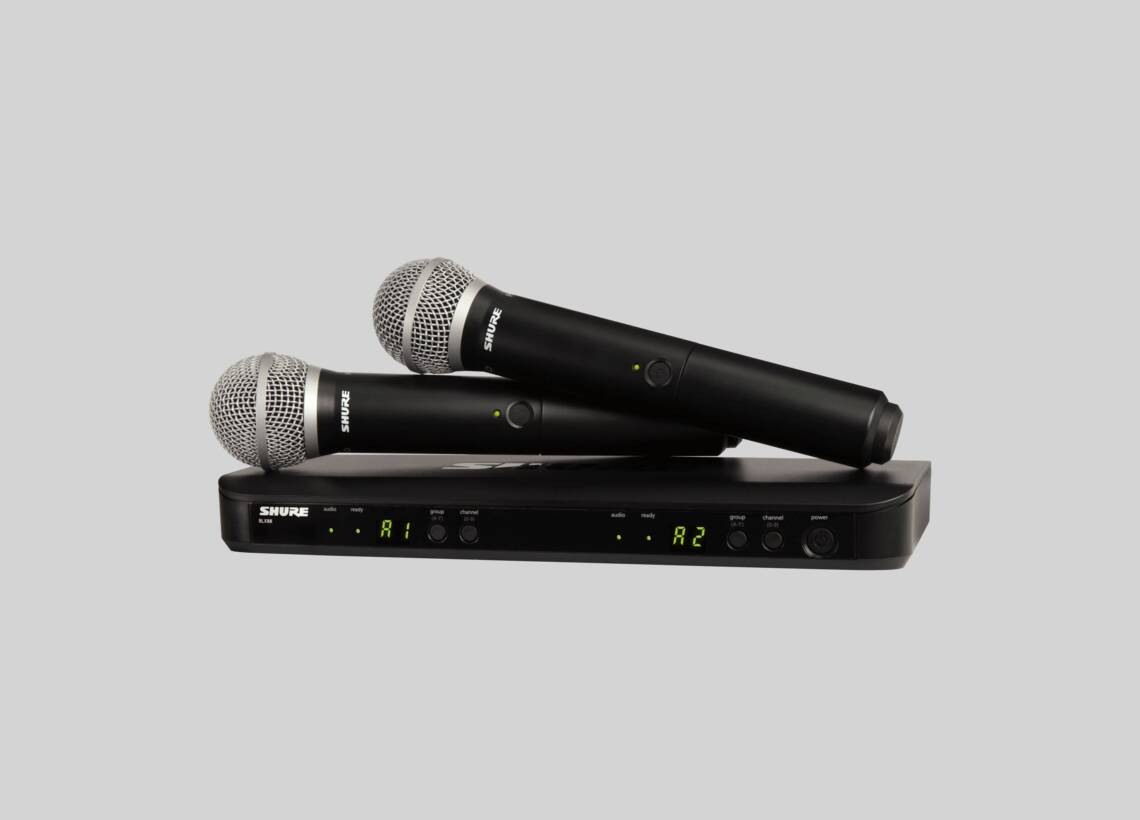 Shure BLX288E/PG58-M17 - BLX288 DUAL PG58 VOCAL SYSTEM