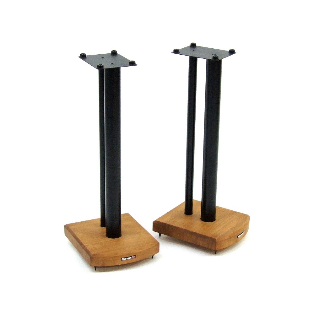 Atacama Moseco 7 - Speaker Stands (Pair) Satin Black with Natural Bamboo Base