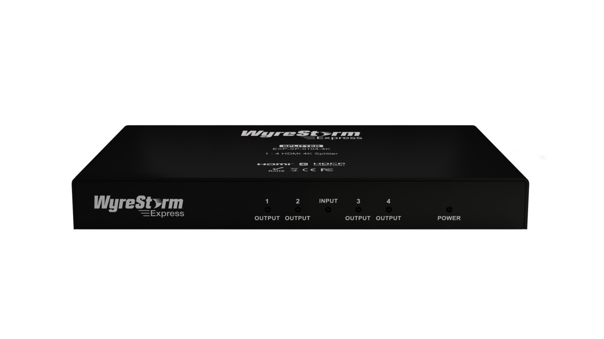Wyrestorm 4K UHD 1x4 HDMI Splitter - 1 in 4 out Hdmi Splitter