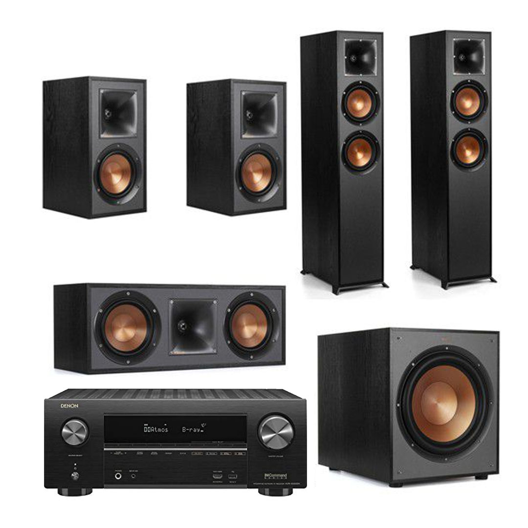 Klipsch System - Klipsch R-620F and Denon AVR-X1700H 5.1 Surround System