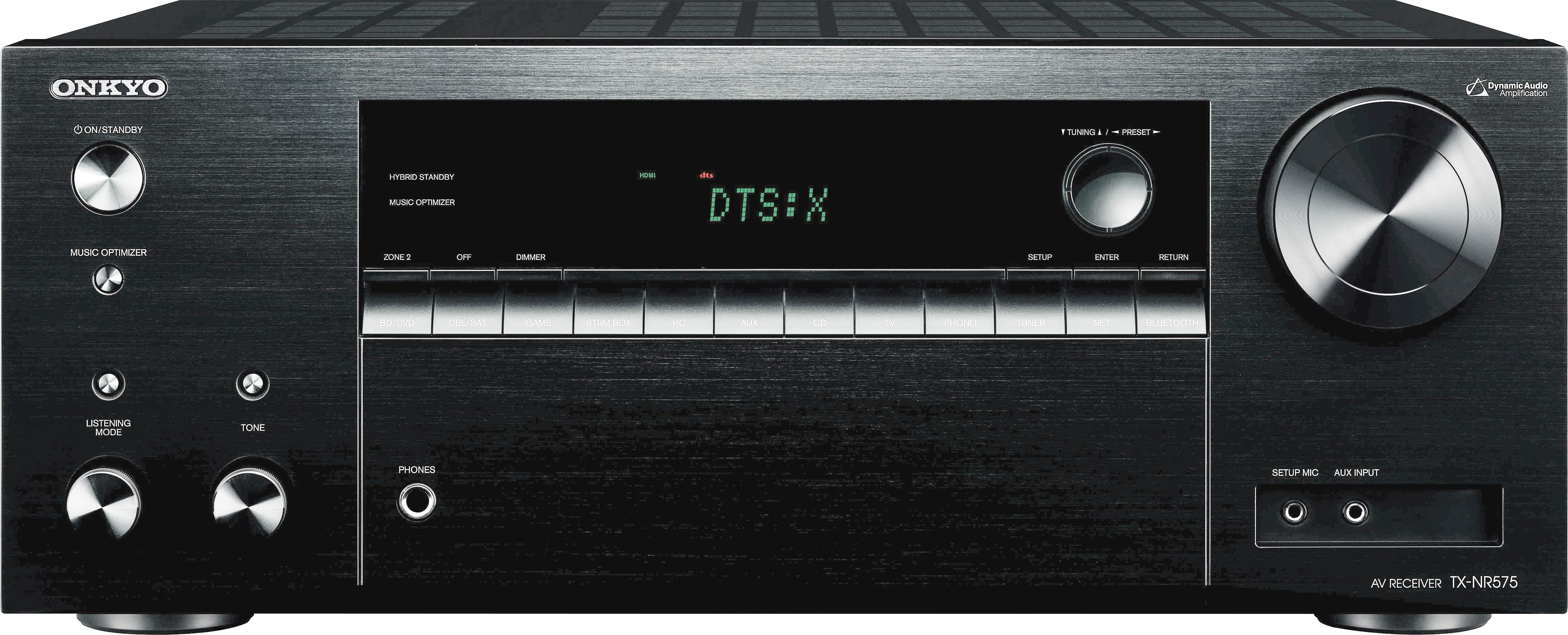 Onkyo TX-NR575E Home Theatre Receiver with Onkyo BD-SP353 Bluray Player