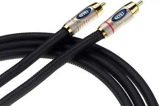 IXOS XHA-516 - 2 RCA-2 RCA Silver Plated Gamma Geometry - 1 Meter