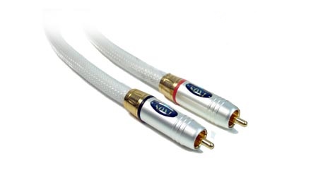 IXOS XHA-716 - 2 RCA-2 RCA Silver Plated Gamma Geometry - 1 Meter