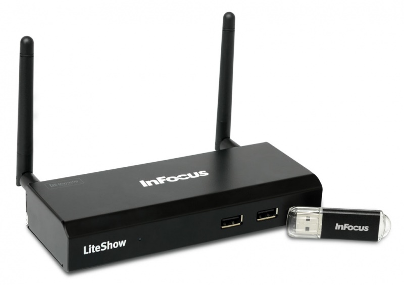 InFocus LiteShow 4 - Wireless Presentation Adapter to Any Projector