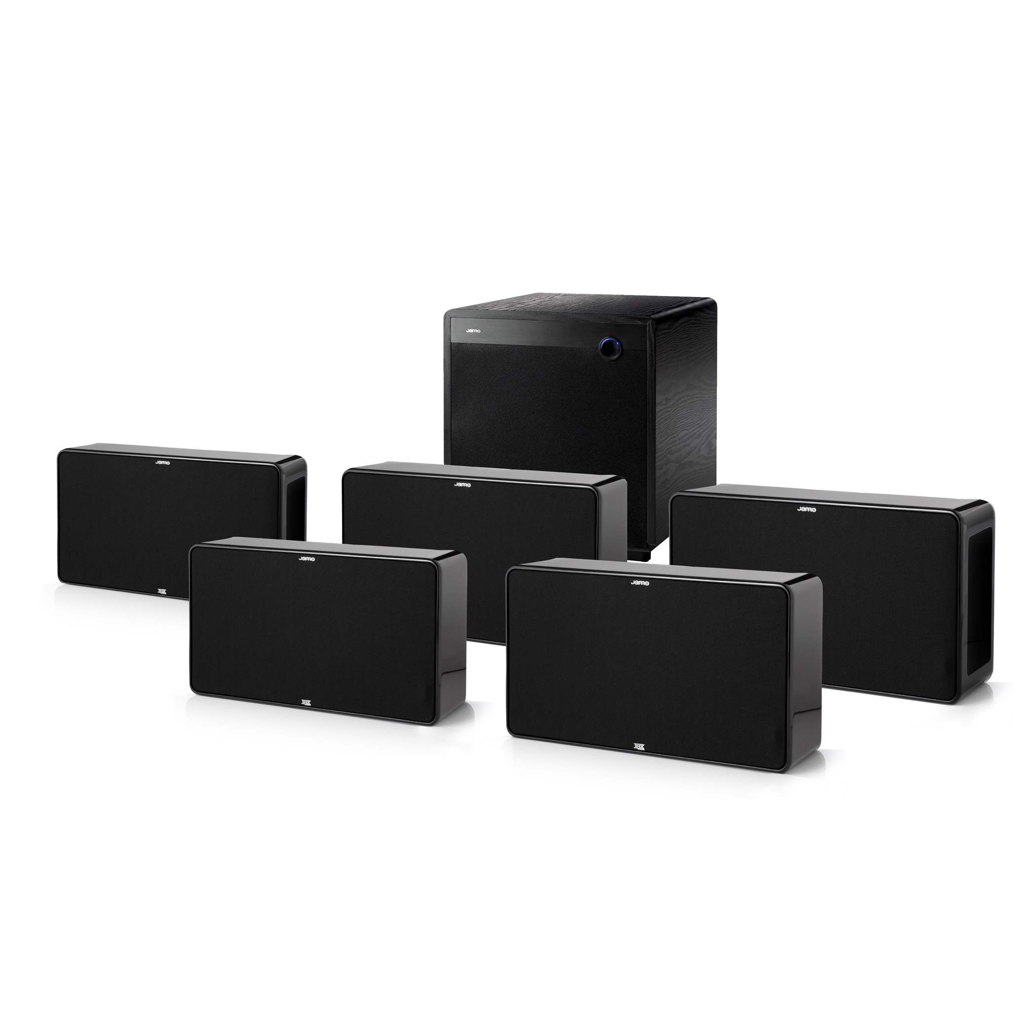 Jamo D500HCS5.1 - THX Speaker Package Including M&K V12 Sub