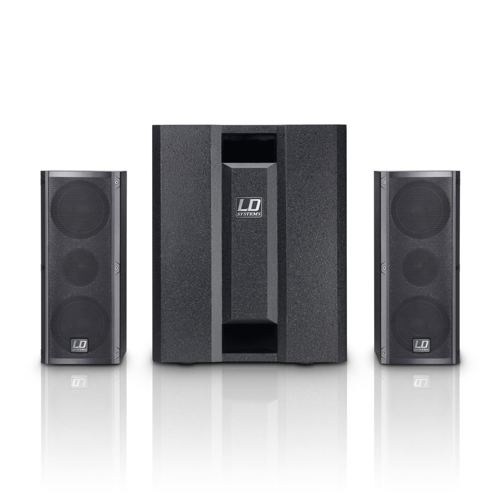 LD Systems Dave 8 Roadie Portable Active PA System With 3-Channel Mixer