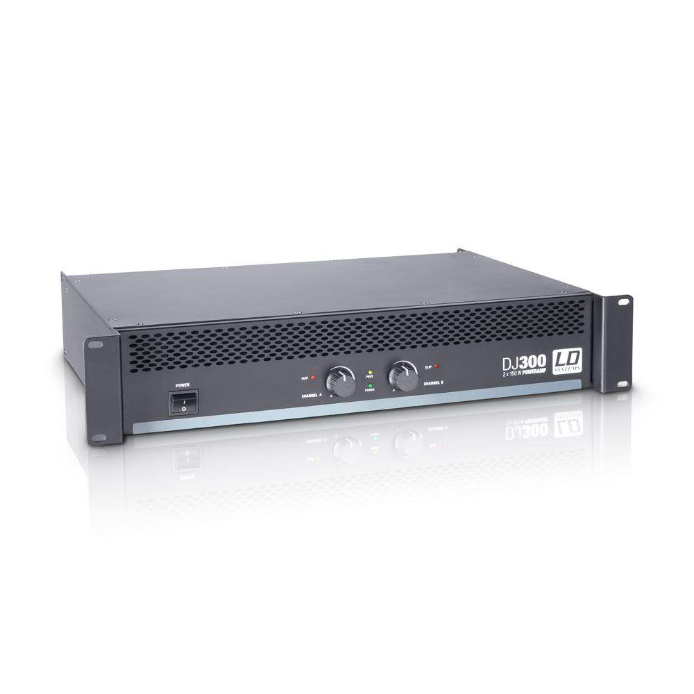 LD Systems DJ 300 - PA Power Amplifier 2 x 150 W 4 Ohm