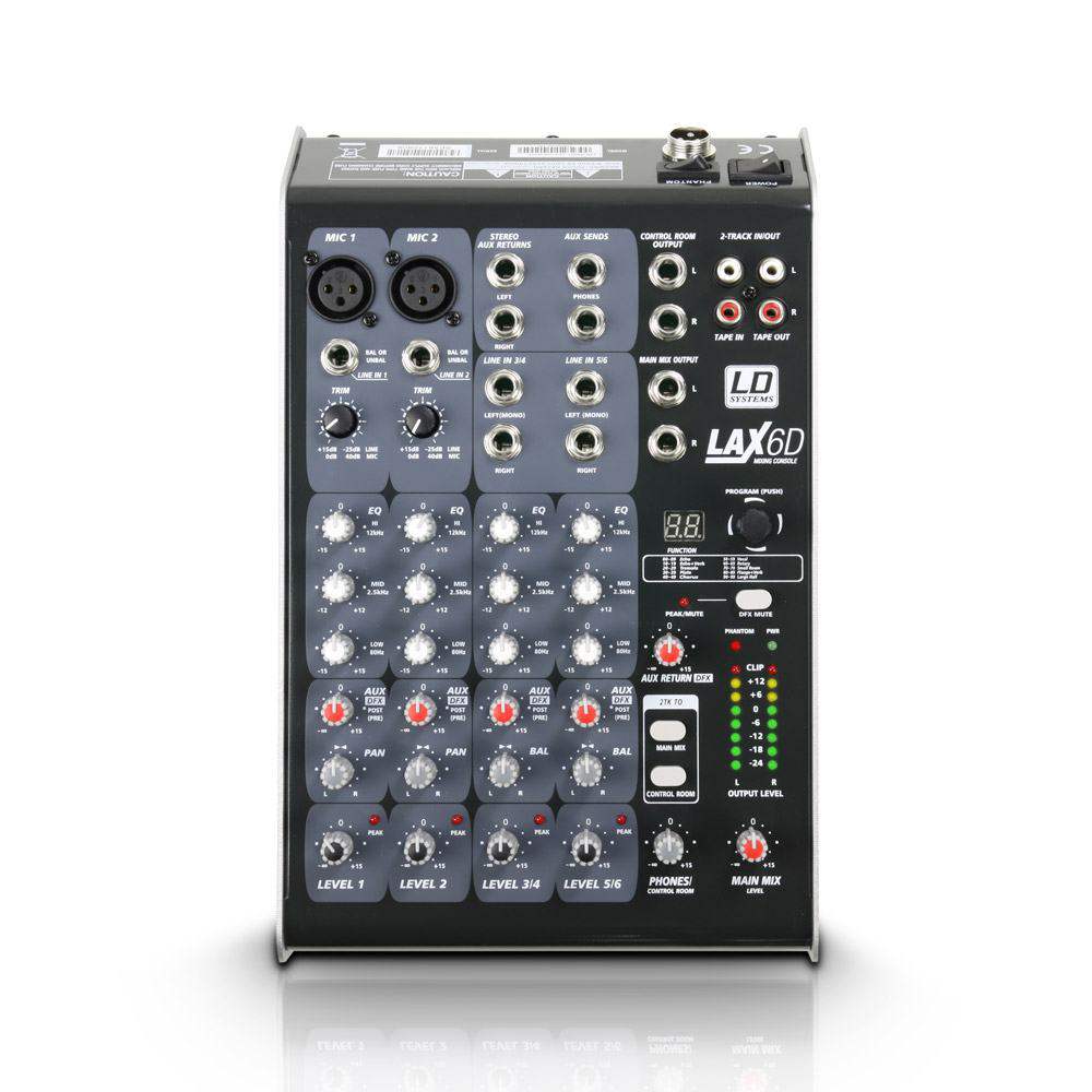 LD Systems LAX 6 D  6- Channel  mixer   with DSP