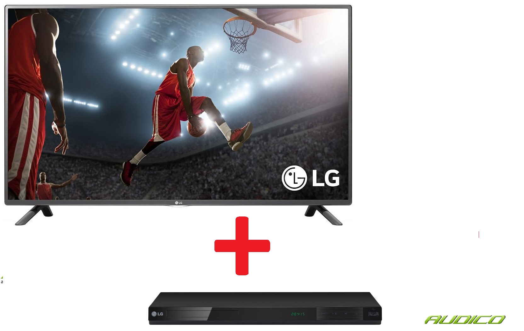 LG 55LF595 - 55" FHD webOS Smart TV - Plus LG DP842H - DVD Player