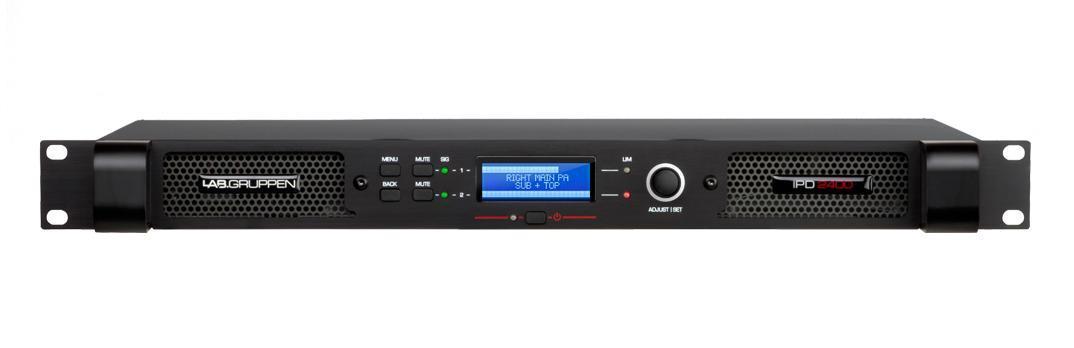 Lab Gruppen - IPD2400 - 2 channel Amplifier, 2 x 800(2Ω)/1200(4Ω)/600(8Ω) W