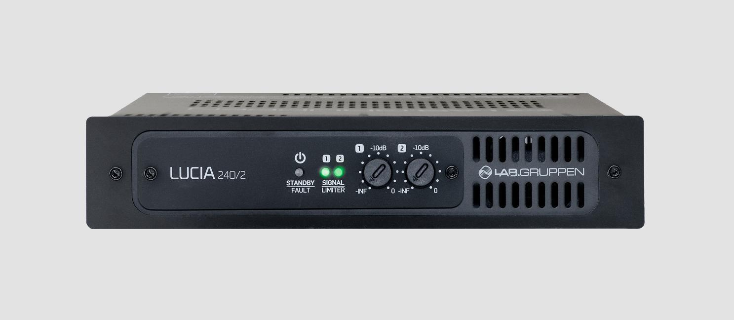  Lab Gruppen - Lucia 240/2 - 2 Channel Class D Commercial Amplifier with GPIO Facility