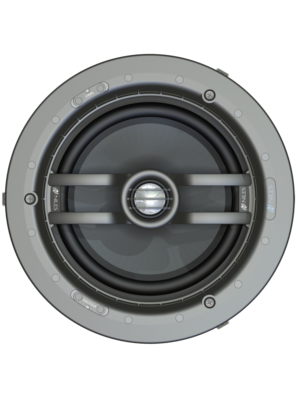 Niles CM7HD - Two-Way Ceiling Speaker with Pivoting Tweeter - Each