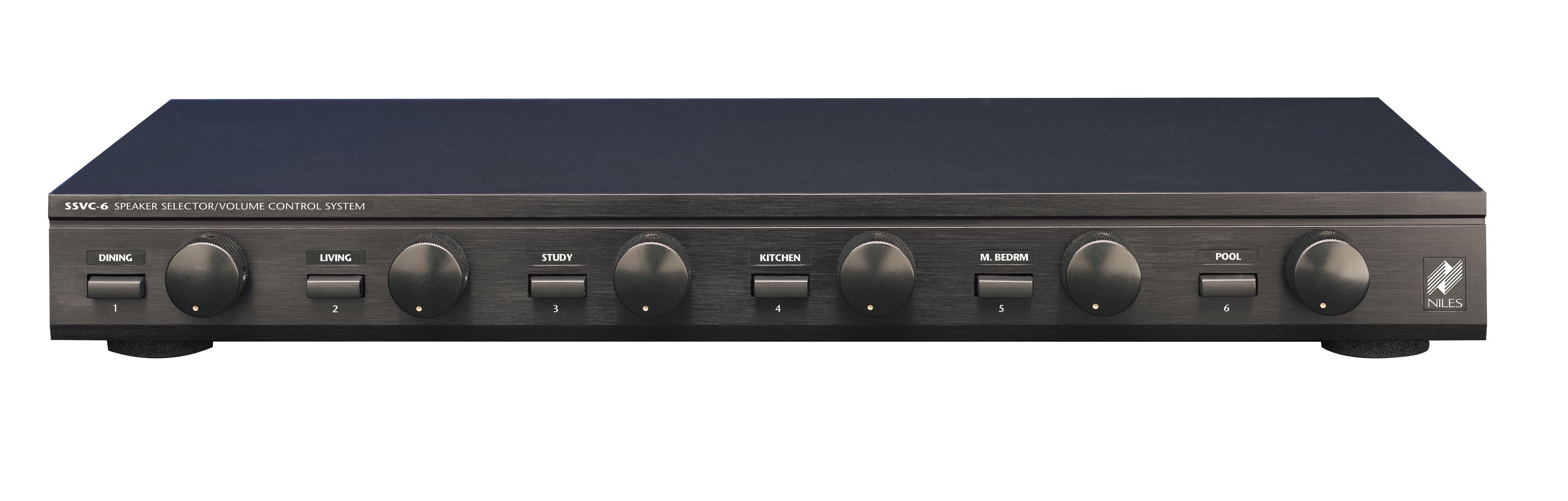 Niles SSVC-6 - 100W Six-Pair Speaker Selector with Volume Controls