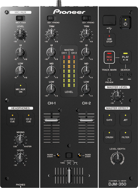 Pioneer DJM-350-2-Channel Effects Mixer