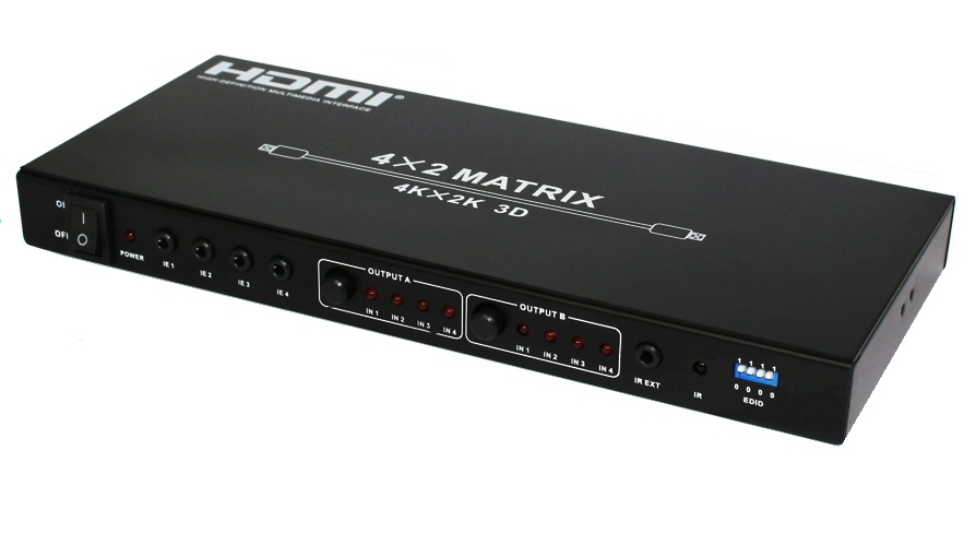 ResoluXion RX-HD006 - 4x2 HDMI 1.4 Matrix - Pre Order