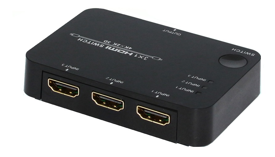 ResoluXion RX-SW001 - 3X1 HDMI 1.4 Switch - Pre Order