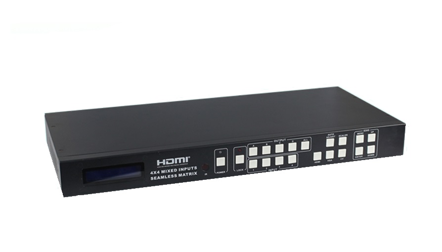 ResoluXion RX-WALL001 - 4X4 HDMI 1.4 Seamless Matrix supports PIP/POP/Video Wall - Pre Order