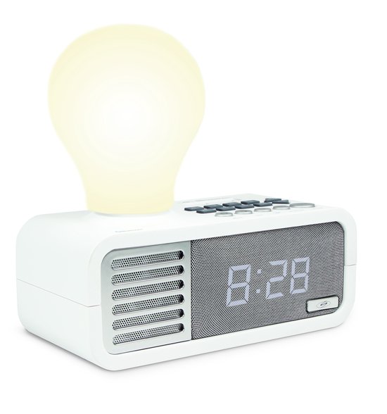 SDigital Q-27 Light Year - Bluetooth Alarm Radio - White