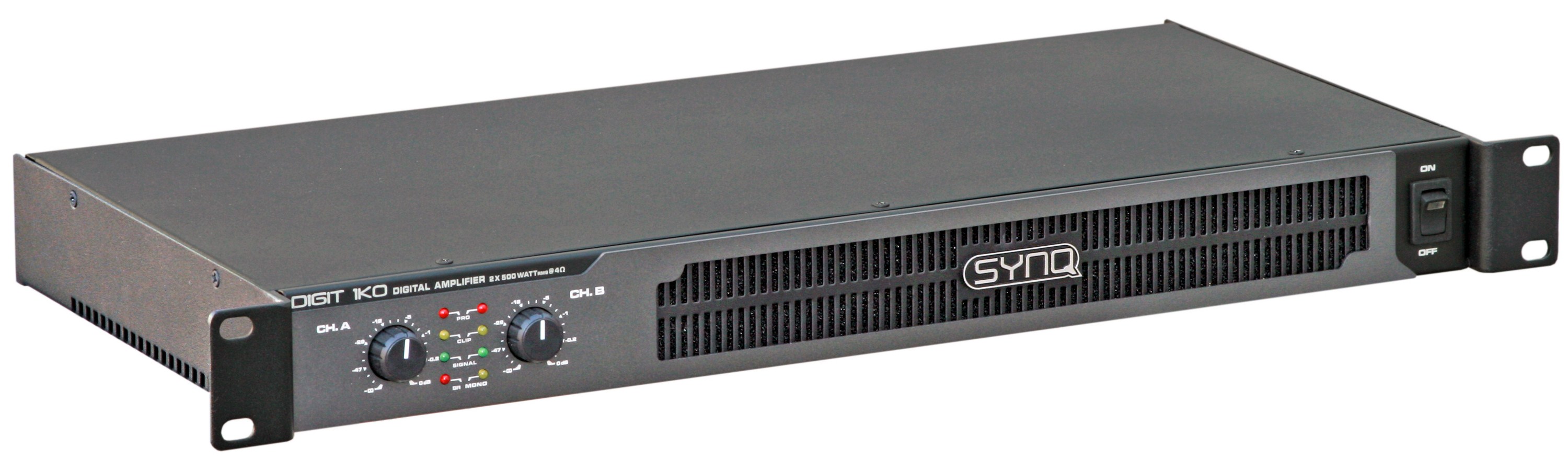 SynQ DIGIT 1K0 Power amplifier 2x 540Wrms / 4ohm, class D