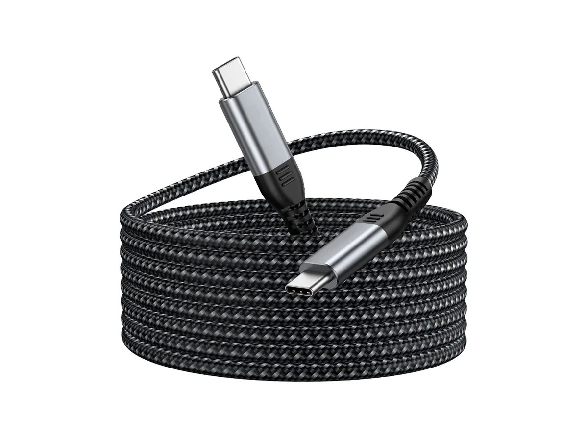 Alfatron ALF-USBC 1M - USB 4.0 Type-C to Type-C Cable for Audio Video Data Transfer