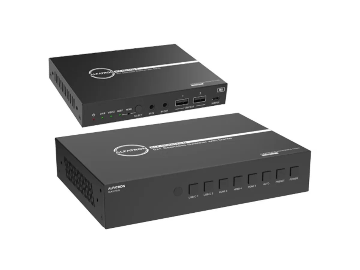 Alfatron ALF-WUK4A - 4x1 HDMI 4K Automatic Switcher with Remote Control