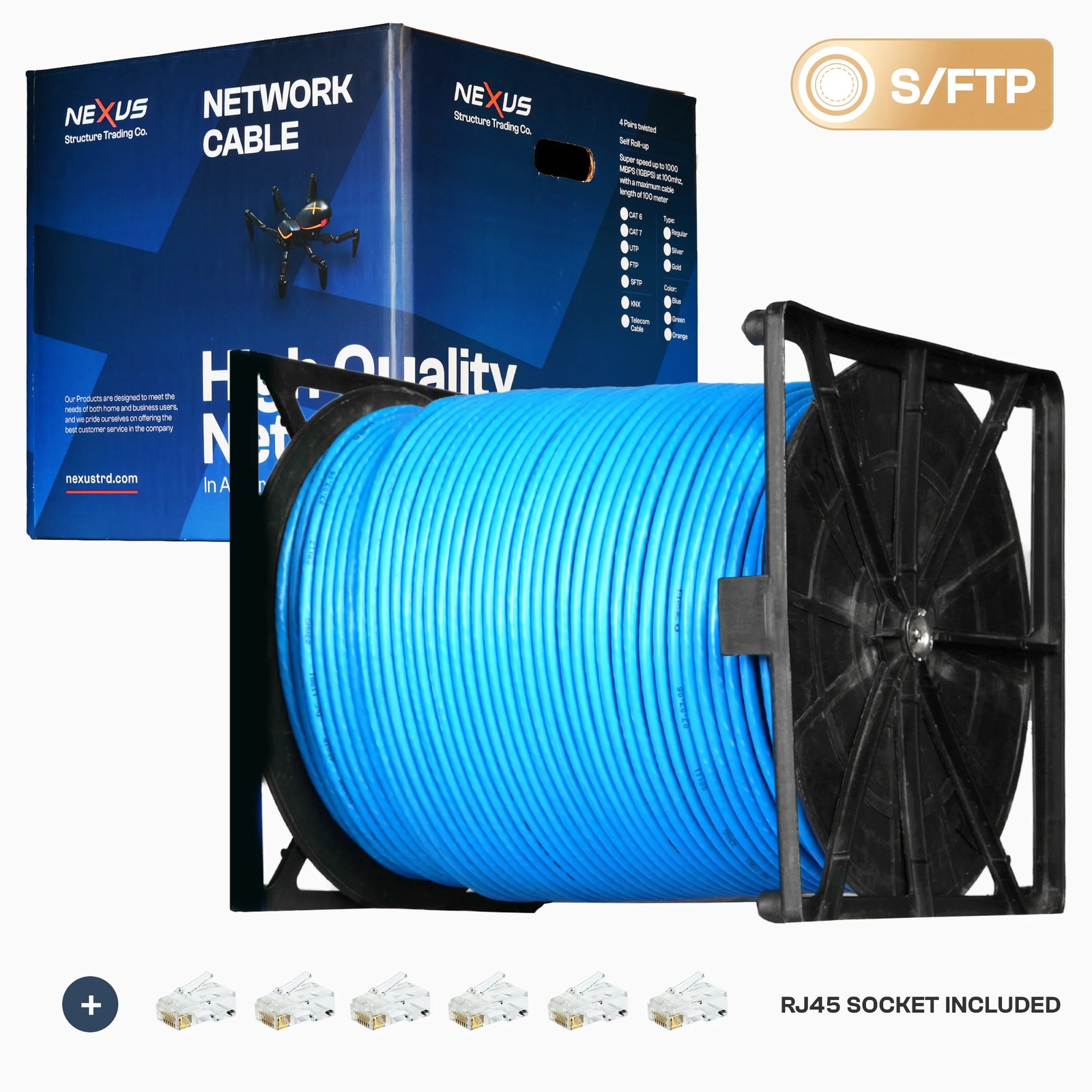 Alfatron CAT6 SFTP Roll - High Performance AV Cables and Connectors