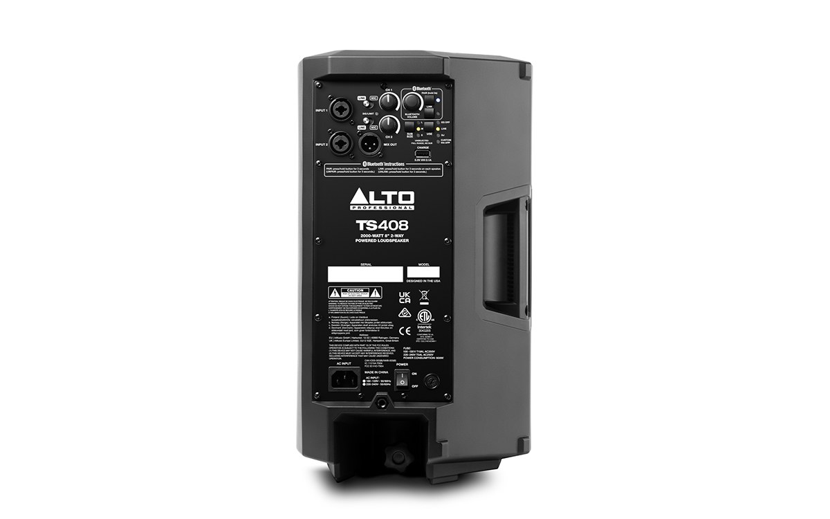 Alto Professional TS408 2000 W 8" Powered PA Speaker with Bluetooth — view 3