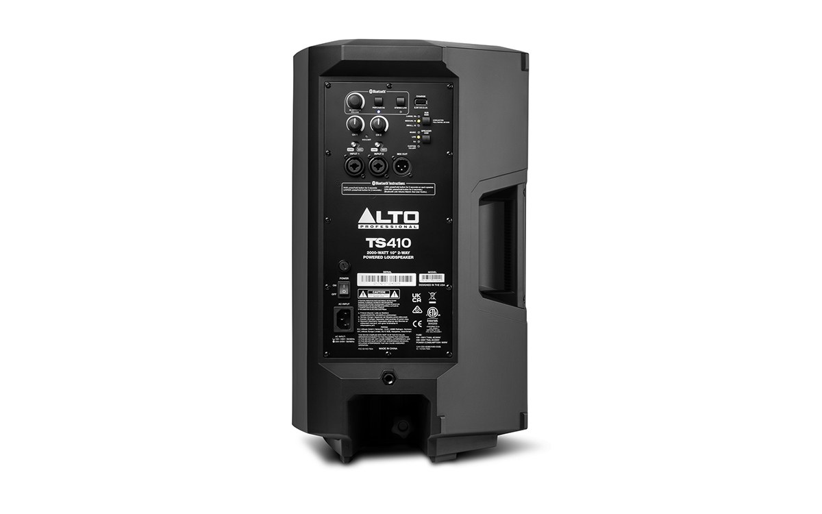 Alto Professional TS410 2000 W 10" Powered PA Speaker with Bluetooth, DSP and App Control — view 3