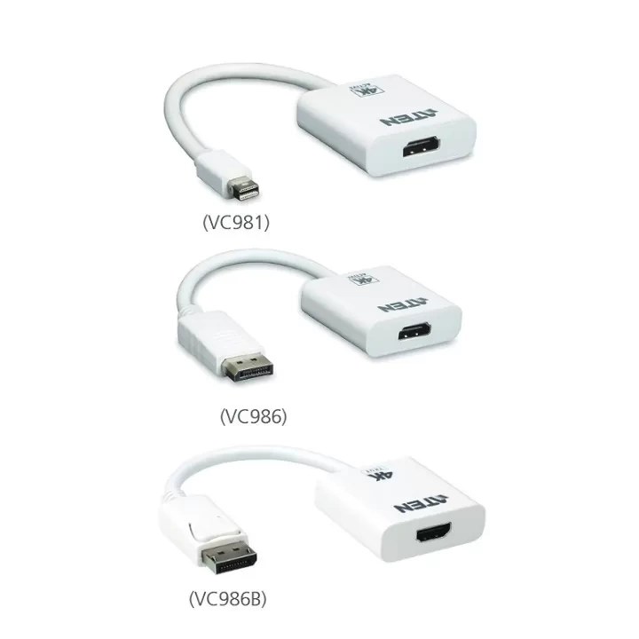 Aten 4K DisplayPort to HDMI Active Adapter - VC986